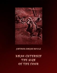 Okładka: Znak czterech. The Sign of Four