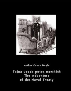 Okładka: Tajna ugoda potęg morskich. The Adventure of the Naval Treaty