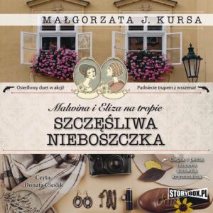 Okładka: Malwina i Eliza na tropie. Tom 1. Szczęśliwa nieboszczka