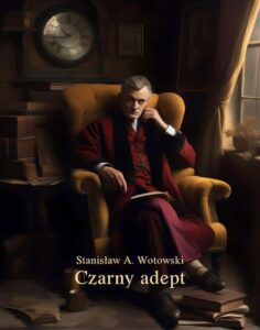 Okładka: Czarny adept. Powieść sensacyjna