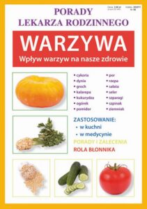 Okładka: Warzywa. Wpływ warzyw na nasze zdrowie. Porady lekarza rodzinnego