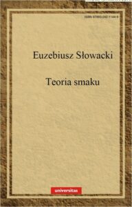 Okładka: Teoria smaku w dziełach sztuk pięknych