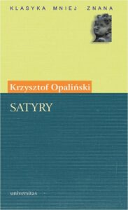 Okładka: Satyry (Opaliński)