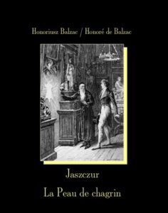 Okładka: Jaszczur. La Peau de chagrin