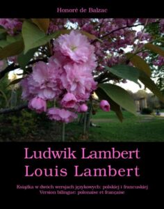 Okładka: Ludwik Lambert. Louis Lambert
