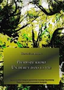 Okładka: Pierwsze kroki. Un début dans la vie