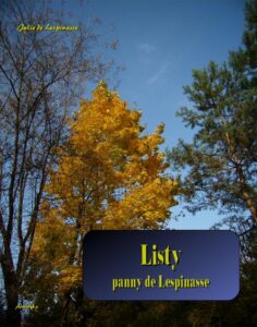 Okładka: Listy panny de Lespinasse