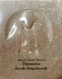 Okładka: Tajemnica Lorda Singelworth