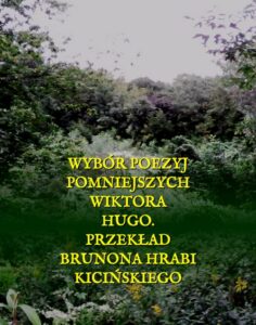 Okładka: Wybór poezyj pomniejszych Wiktora Hugo