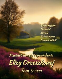 Okładka: Powieści, nowele i opowiadania Elizy Orzeszkowej. Tom III