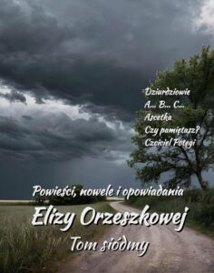 Okładka: Powieści, nowele i opowiadania Elizy Orzeszkowej. Tom VII