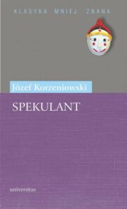 Okładka: Spekulant