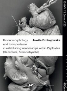 Okładka: Thorax morphology and its importance in establishing relationships within Psylloidea (Hemiptera, Sternorrhyncha)