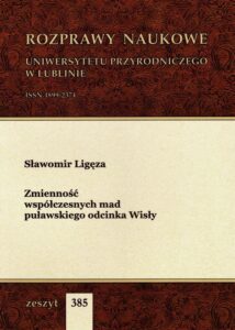 Okładka: Zmienność współczesnych mad puławskiego odcinka Wisły