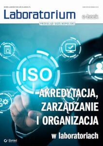 Okładka: Akredytacja, zarządzanie i organizacja w laboratoriach