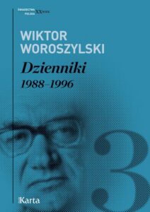 Okładka: Dzienniki. 1988–1996. Tom 3
