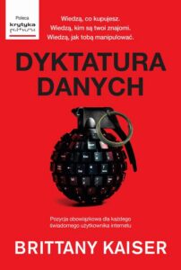 Okładka: Dyktatura danych (Kulisy działania Cambridge Analytica.)