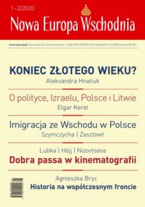 Okładka: Nowa Europa Wschodnia 1-2/2020