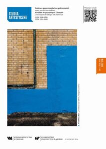 Okładka: Studia Artystyczne. Nr 2: Sztuka w przestrzeniach współczesności