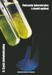 Okładka: Ćwiczenia laboratoryjne z chemii ogólnej II. Część doświadczalna