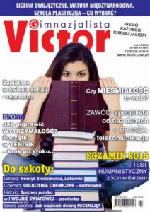 Okładka: Victor Gimnazjalista 7/2015
