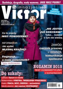 Okładka: Victor Gimnazjalista 1/2015