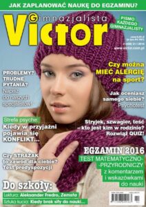 Okładka: Victor Gimnazjalista 2/2016