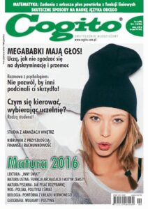 Okładka: Cogito 4/2016