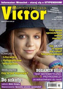 Okładka: Victor Gimnazjalista 19/2015
