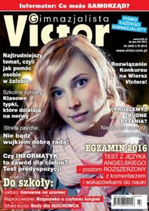 Okładka: Victor Gimnazjalista 23/2015