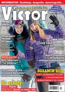 Okładka: Victor Gimnazjalista 4/2016