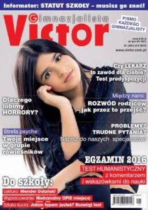 Okładka: Victor Gimnazjalista 21/2015
