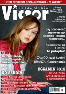 Okładka: Victor Gimnazjalista 6/2015
