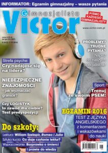 Okładka: Victor Gimnazjalista 6/2016
