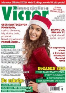 Okładka: Victor Gimnazjalista 25/2015