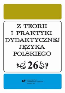 Okładka: Z Teorii i Praktyki Dydaktycznej Języka Polskiego. T. 26