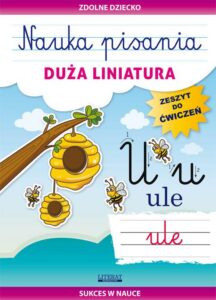 Okładka: Nauka pisania. Duża liniatura. Zeszyt do ćwiczeń. Sukces w nauce
