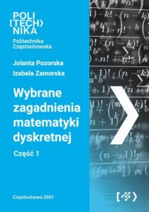 Okładka: Wybrane zagadnienia matematyki dyskretnej. Część 1
