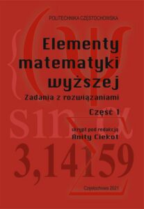 Okładka: Elementy matematyki wyższej. Cześć 1