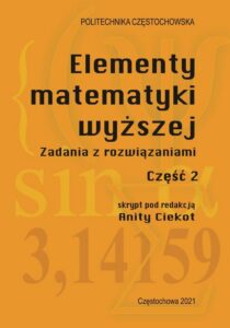 Okładka: Elementy matematyki wyższej. Cześć 2