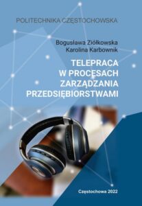 Okładka: Telepraca w procesach zarzadzania przedsiębiorstwami