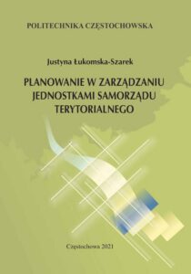 Okładka: Planowanie w zarządzaniu jednostkami samorządu terytorialnego