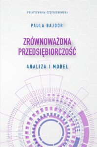 Okładka: Zrównoważona przedsiębiorczość. Analiza i model