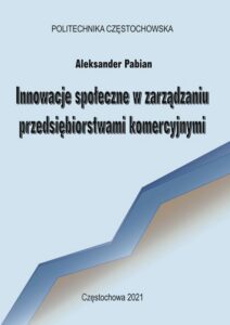 Okładka: Innowacje społeczne w zarządzaniu przedsiębiorstwami komercyjnymi