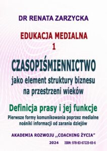 Okładka: Czasopiśmiennictwo, jako element struktury biznesu na przestrzeni wieków