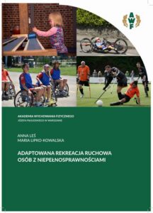 Okładka: Adaptowana rekreacja ruchowa osób z niepełnosprawnościami