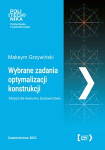Okładka: Wybrane zadania optymalizacji konstrukcji