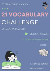 Okładka: 21 Vocabulary Challenge: Egzamin óskomlasisty