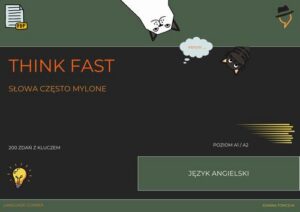 Okładka: Think Fast: Słowa często mylone. A1/A2