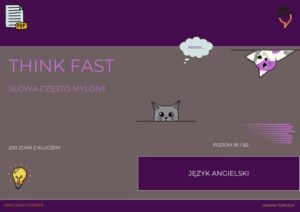 Okładka: Think Fast: Słowa często mylone. B1/B2